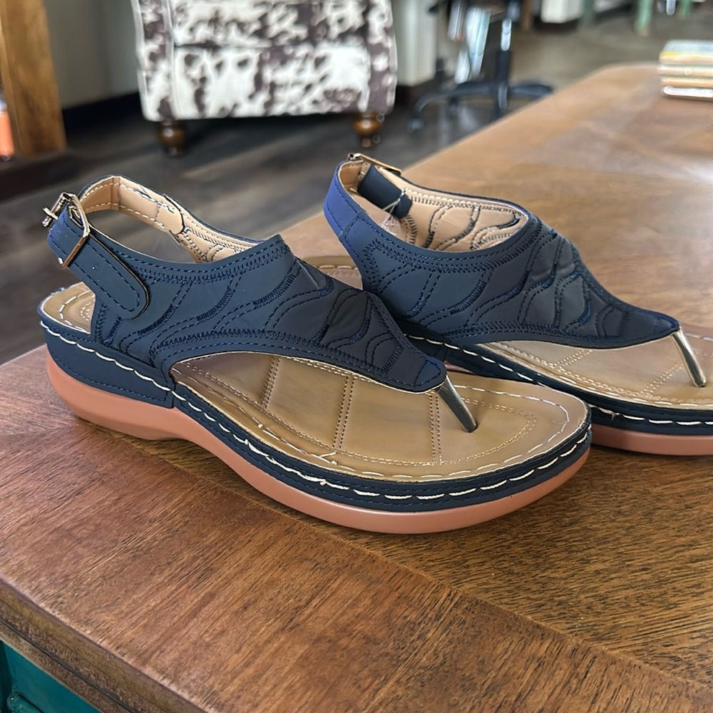 Navy Blue Sandal
